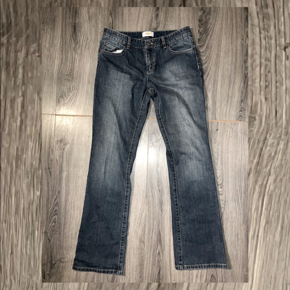 Low rise dark blue skinny Talbots jeans